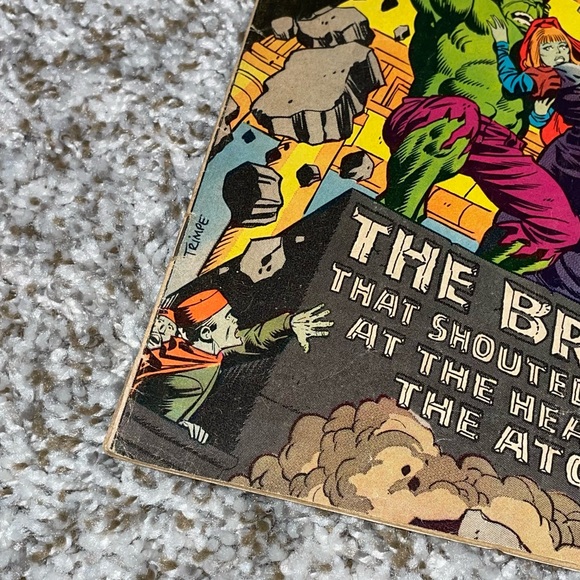 VINTAGE 1971 MARVEL THE INCREDIBLE HULK 1st App Jarella Bronze Age Comic #140 - Picture 6 of 9